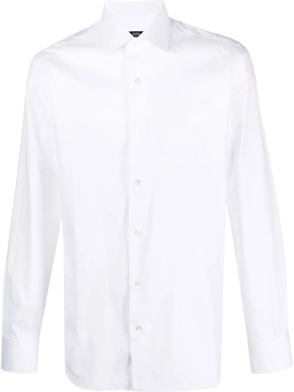 

Barba long-sleeve cotton shirt - White