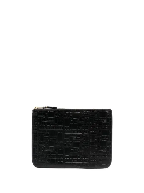 Comme Des Garçons Wallet embossed-logo pouch