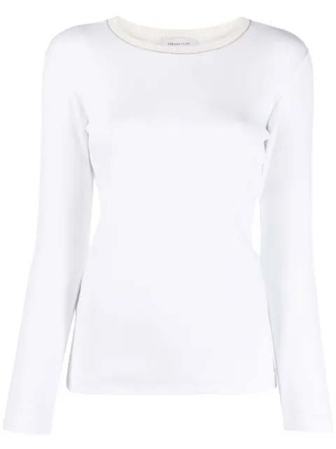 Fabiana Filippi contrast-trim sweater