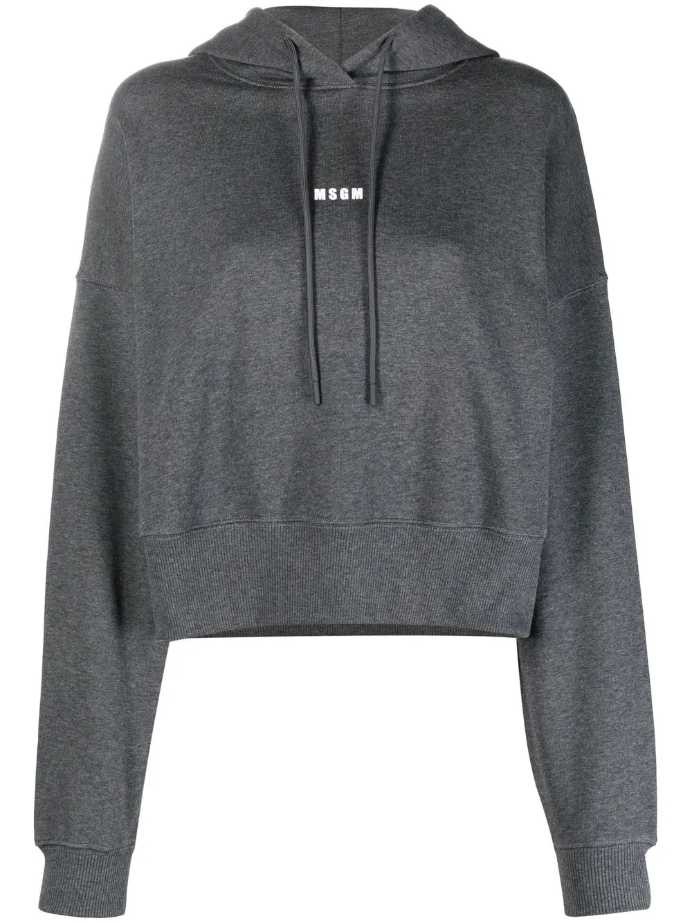 

MSGM hoodie con logo estampado - Gris