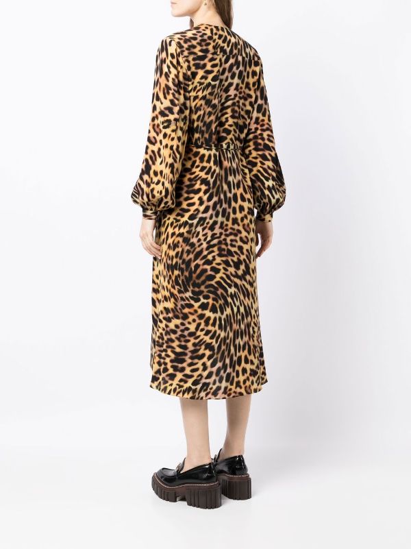 Stella McCartney Animal-Print Maxi Dress