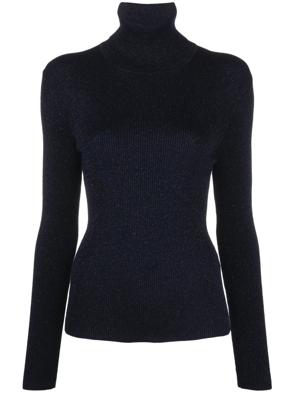 

P.A.R.O.S.H. metallic-threading roll-neck jumper - Blue