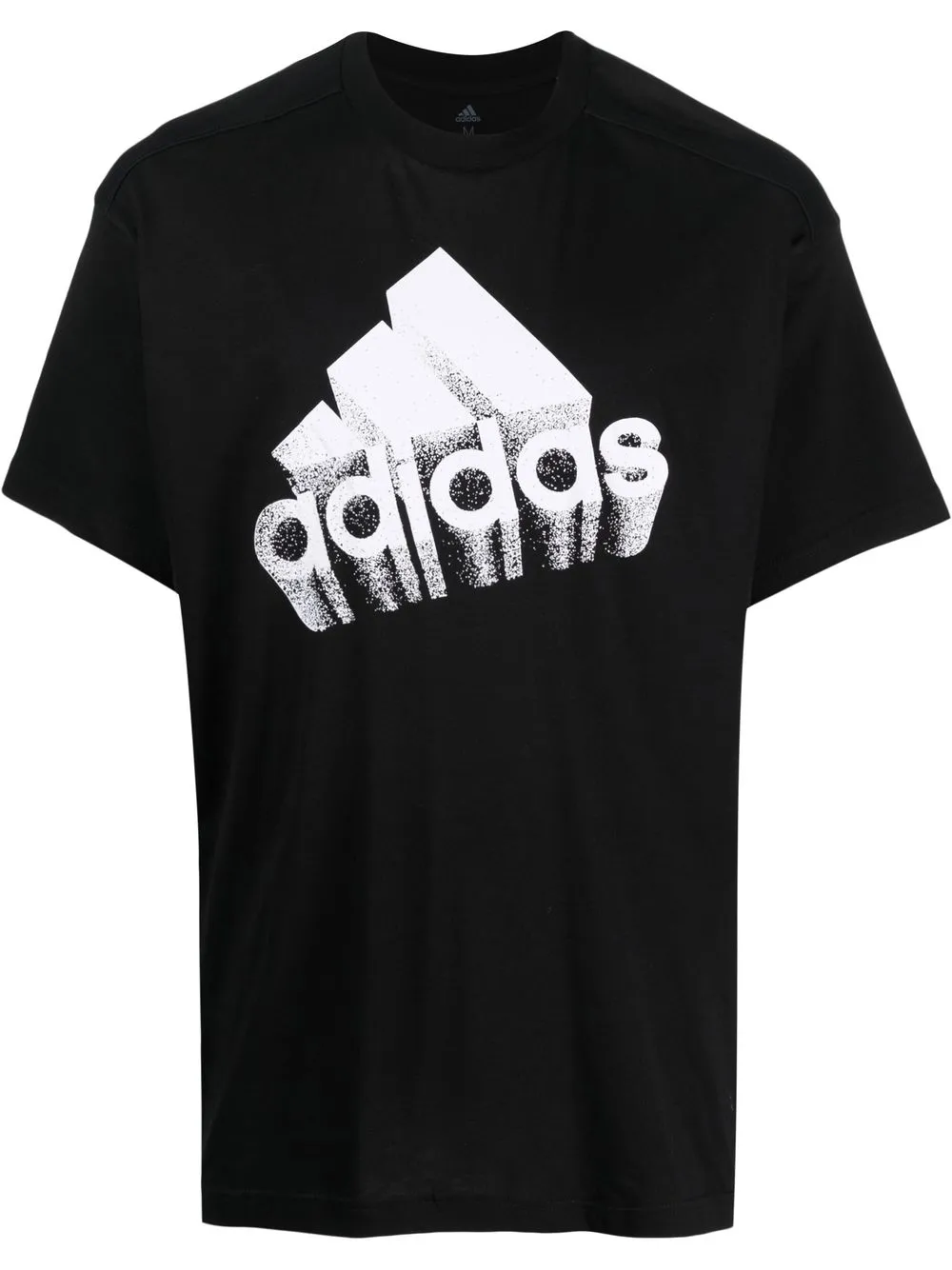 

adidas logo-print T-shirt - Black
