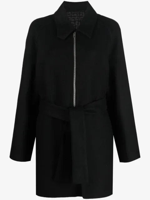 Givenchy 4G-zip belted coat