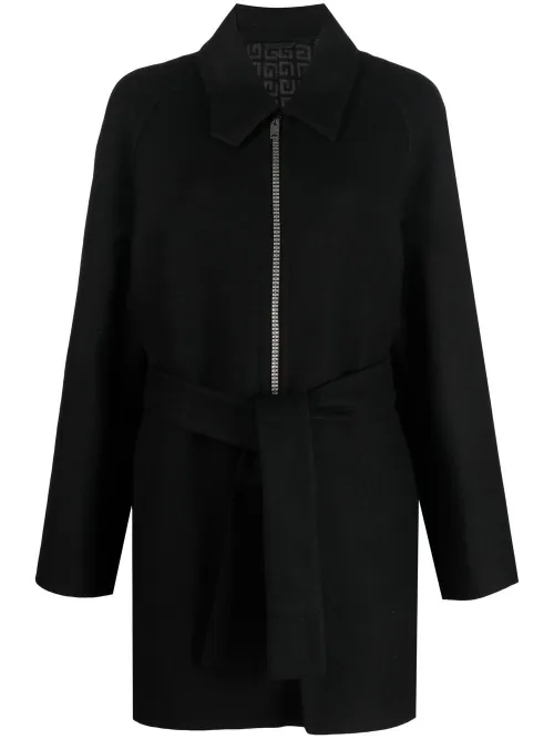 Manteau ceinturé à motif 4G - Givenchy - Modalova