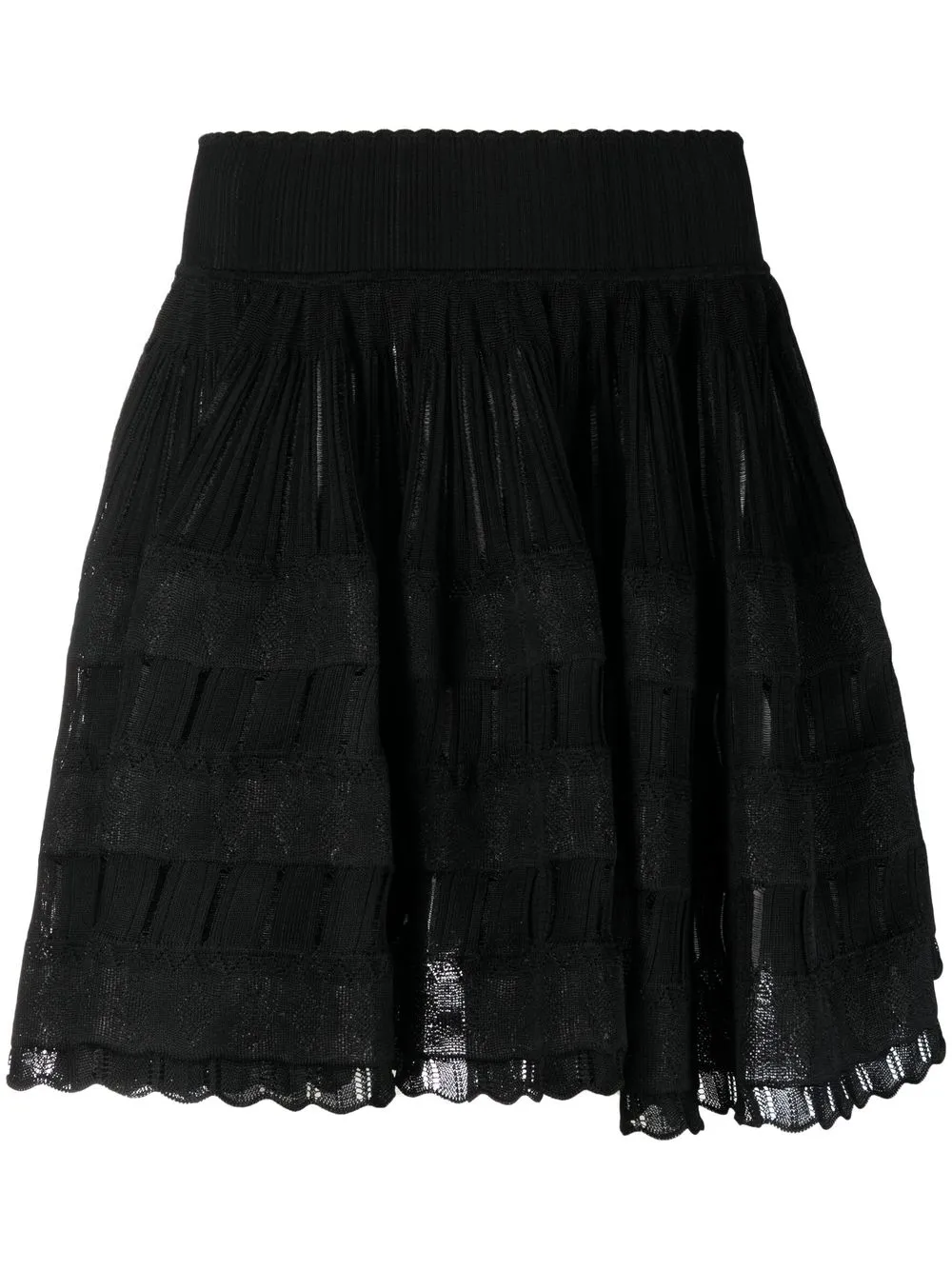 Alaïa tulle A-line skirt | Black | Image 1