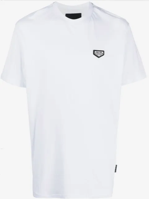 Philipp Plein logo-patch crew-neck T-shirt