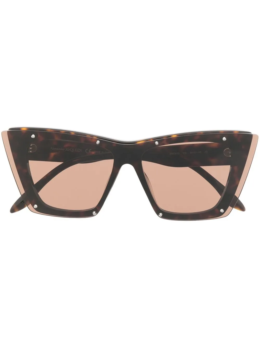 

Alexander McQueen Eyewear lentes de sol con armazón cat eye - Marrón