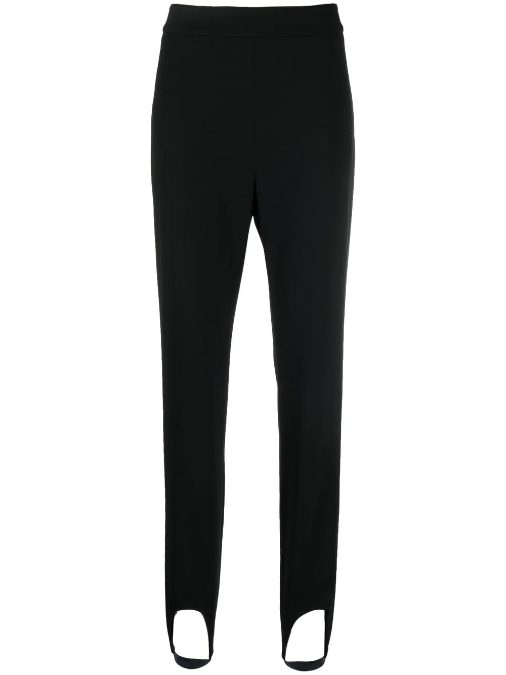 

Ermanno Scervino pantalones con tiro alto estilo fuseau - Negro