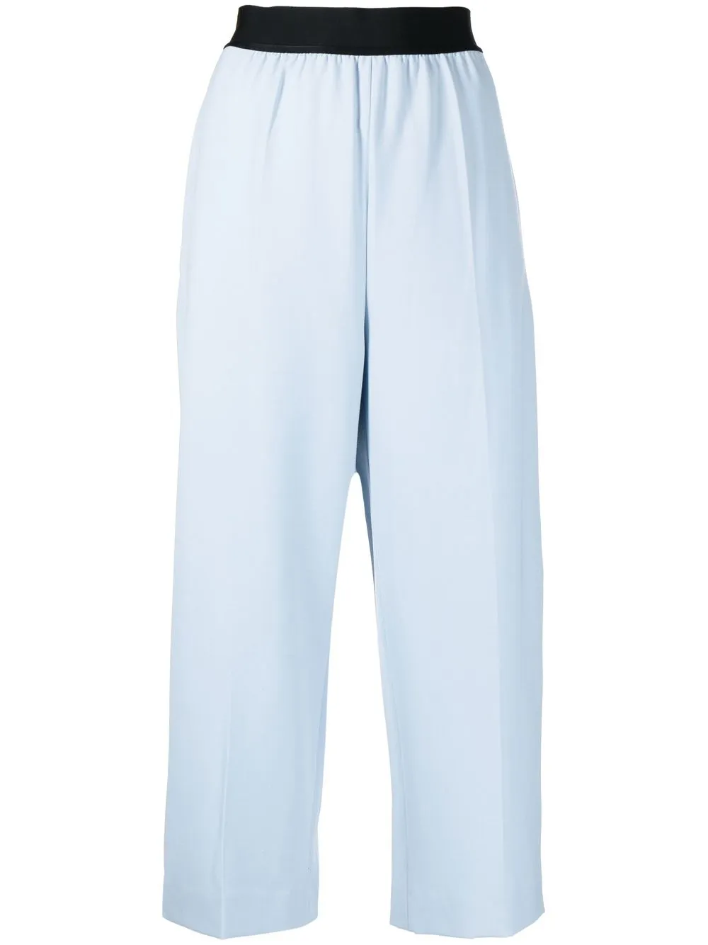

Stella McCartney pantalones rectos capri - Azul
