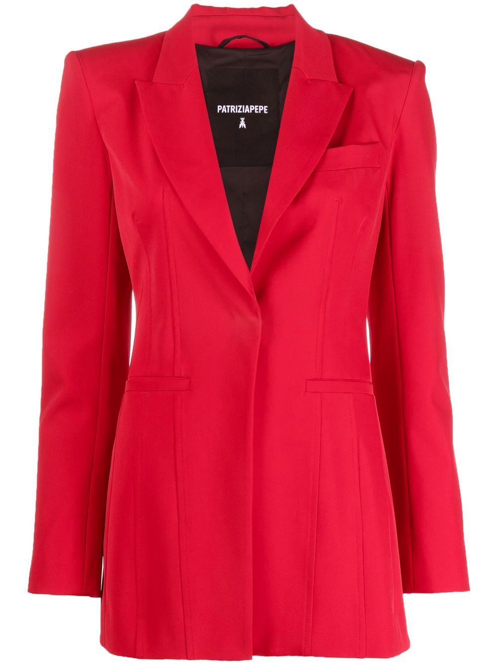 

Patrizia Pepe blazer con botones - Rojo