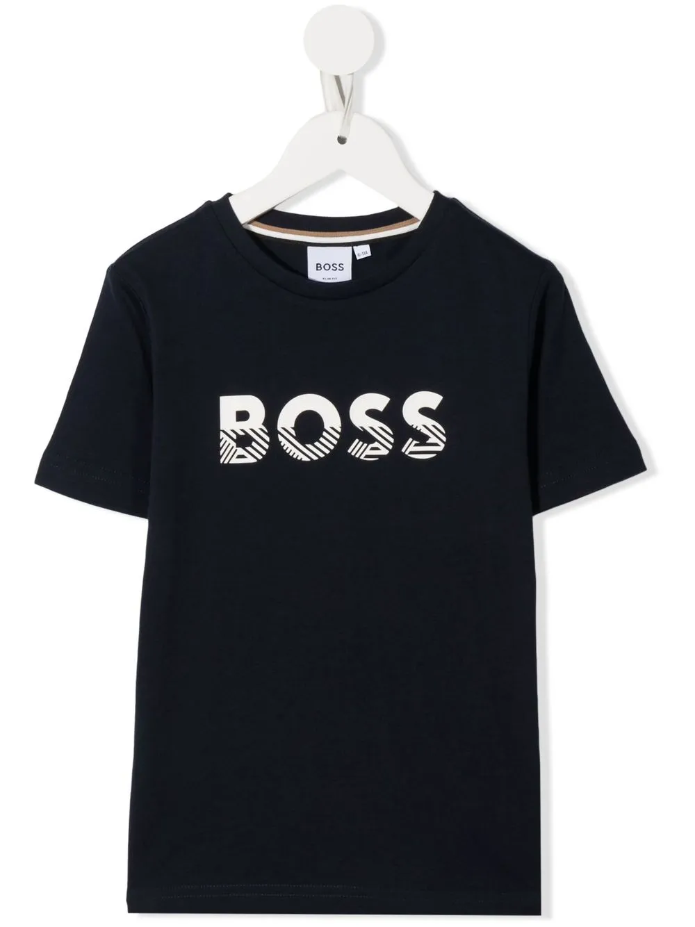 

BOSS Kidswear playera con logo estampado - Azul