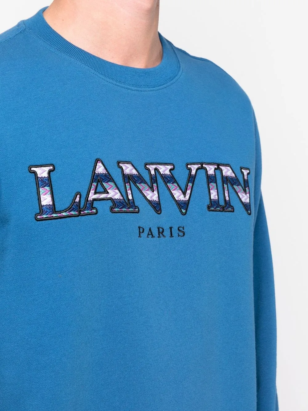 image 5 of lanvin logo刺绣长袖卫衣