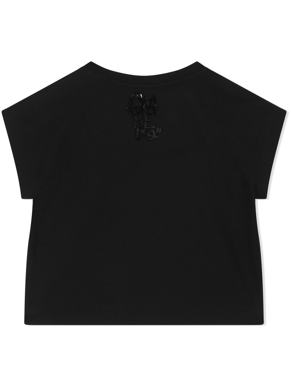 Dolce & Gabbana Kids T-shirt met logoprint - Zwart