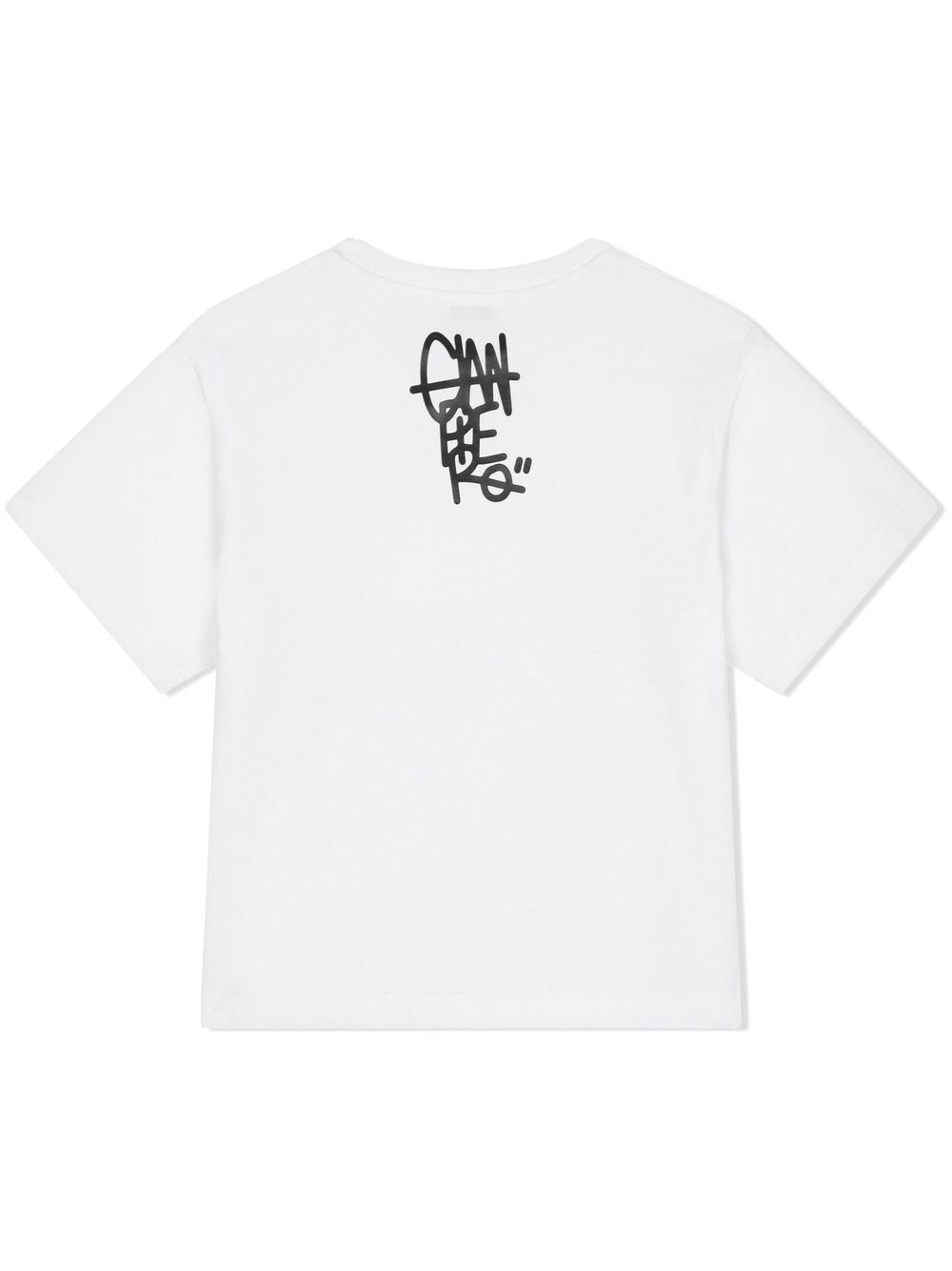 Dolce & Gabbana Kids T-shirt met logoprint - Wit