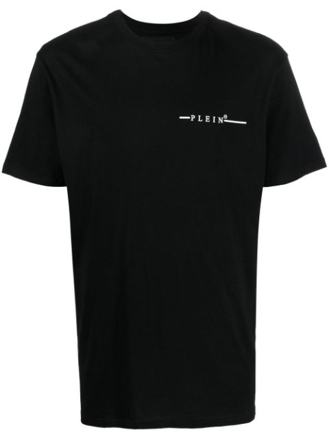 Philipp Plein flocked logo-print T-shirt Men