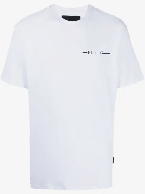 Philipp Plein flocked logo-print T-shirt