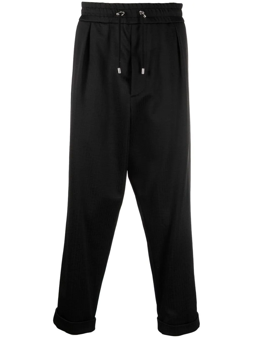 

Balmain pantalones con cordones en la pretina - Negro