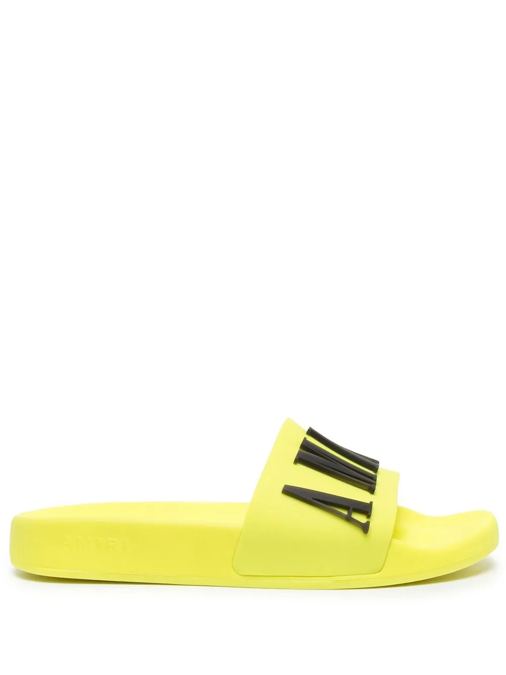 

AMIRI debossed-logo pool slides - Yellow