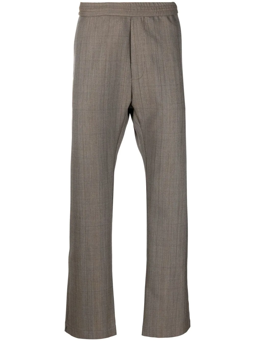 

Barena straight-leg checked trousers - Brown