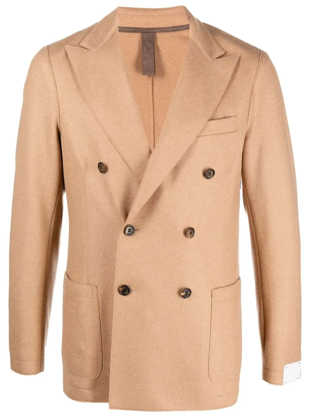 

Eleventy double-breasted wool-blend blazer - Neutrals