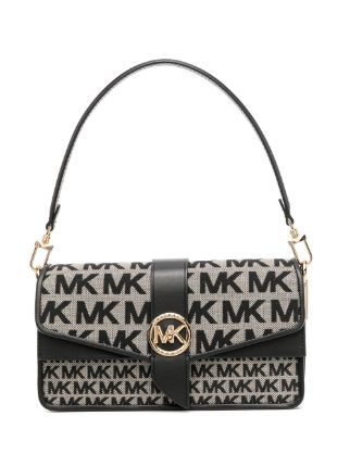 Michael Michael Kors Greenwich Medium Logo Shoulder Bag - Farfetch