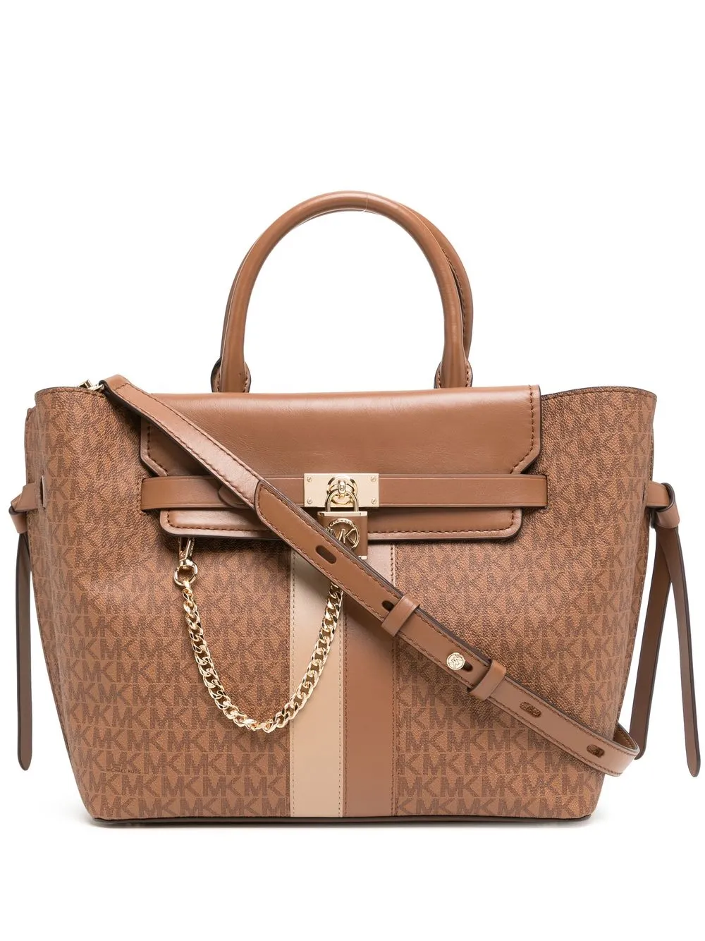 

Michael Michael Kors bolsa satchel Hamilton Legacy - Marrón