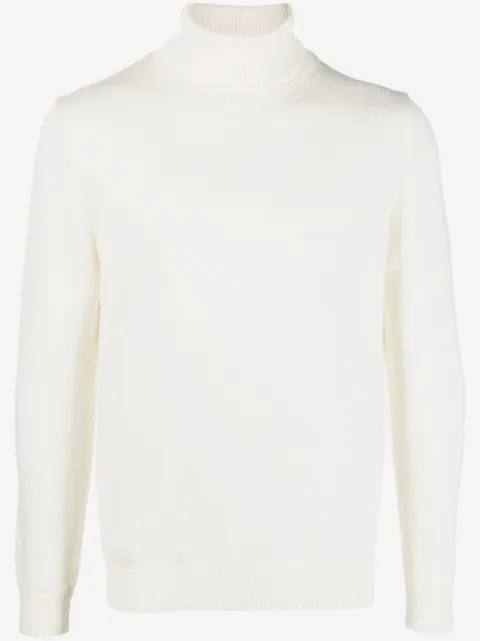 Roberto Collina ribbed hem roll-neck sweater