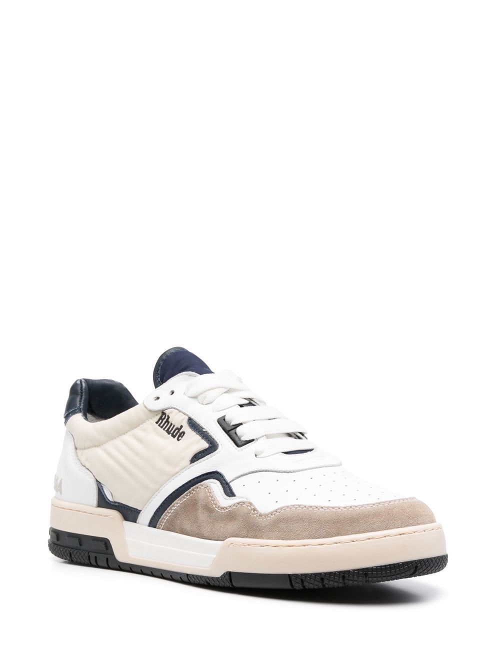 Rhude Sneakers met colourblocking - Wit