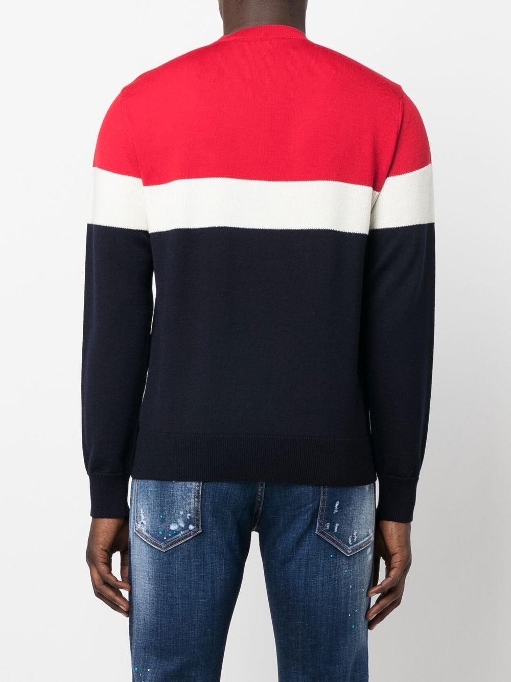 Disqued DSQUARED2 colour-block wool jumper Men