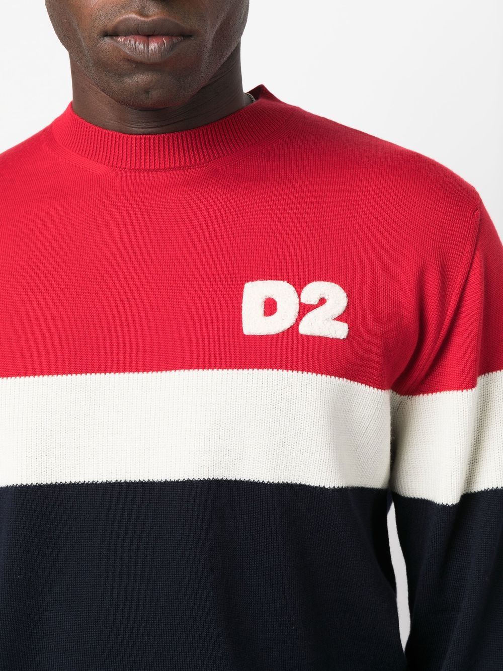 Disqued DSQUARED2 colour-block wool jumper Men