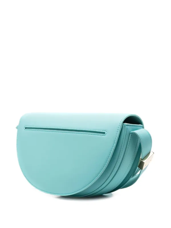 Patou レザーショルダーバッグ | ブルー | FARFETCH JP