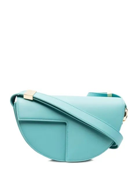 Patou panelled calf-leather shoulder bag