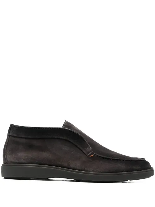 Santoni bottines en daim - Gris - Santoni - Modalova