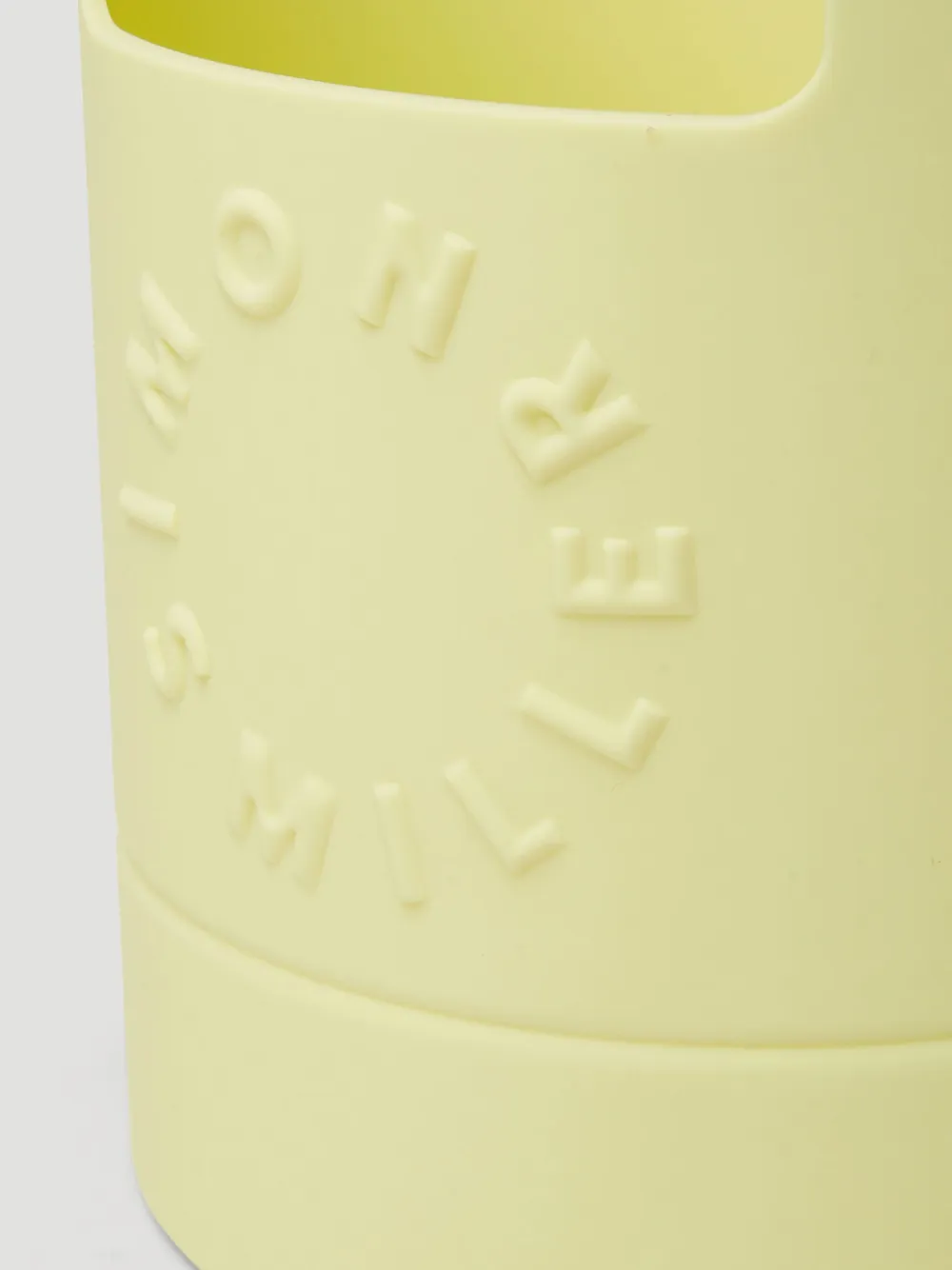 Simon Miller Bucket-tas met logo-reliëf Geel