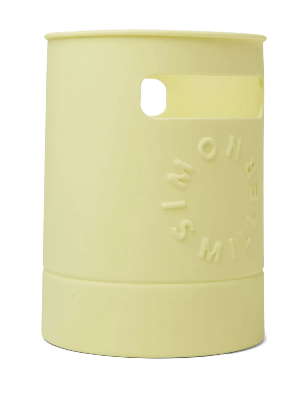 Simon Miller Bucket-tas met logo-reliëf Geel