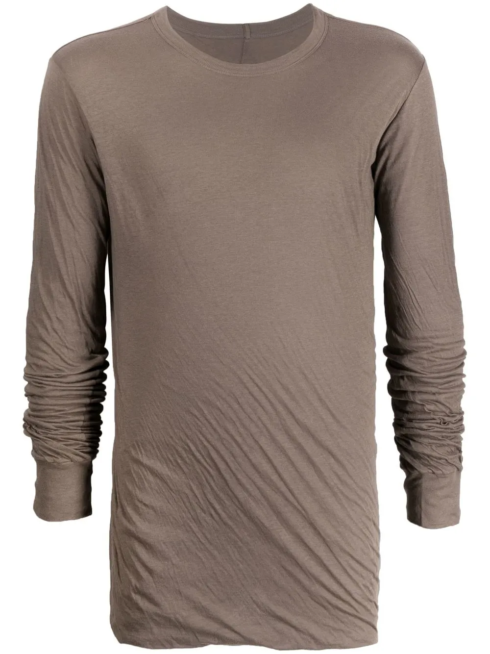 

Rick Owens playera con cuello redondo - Marrón