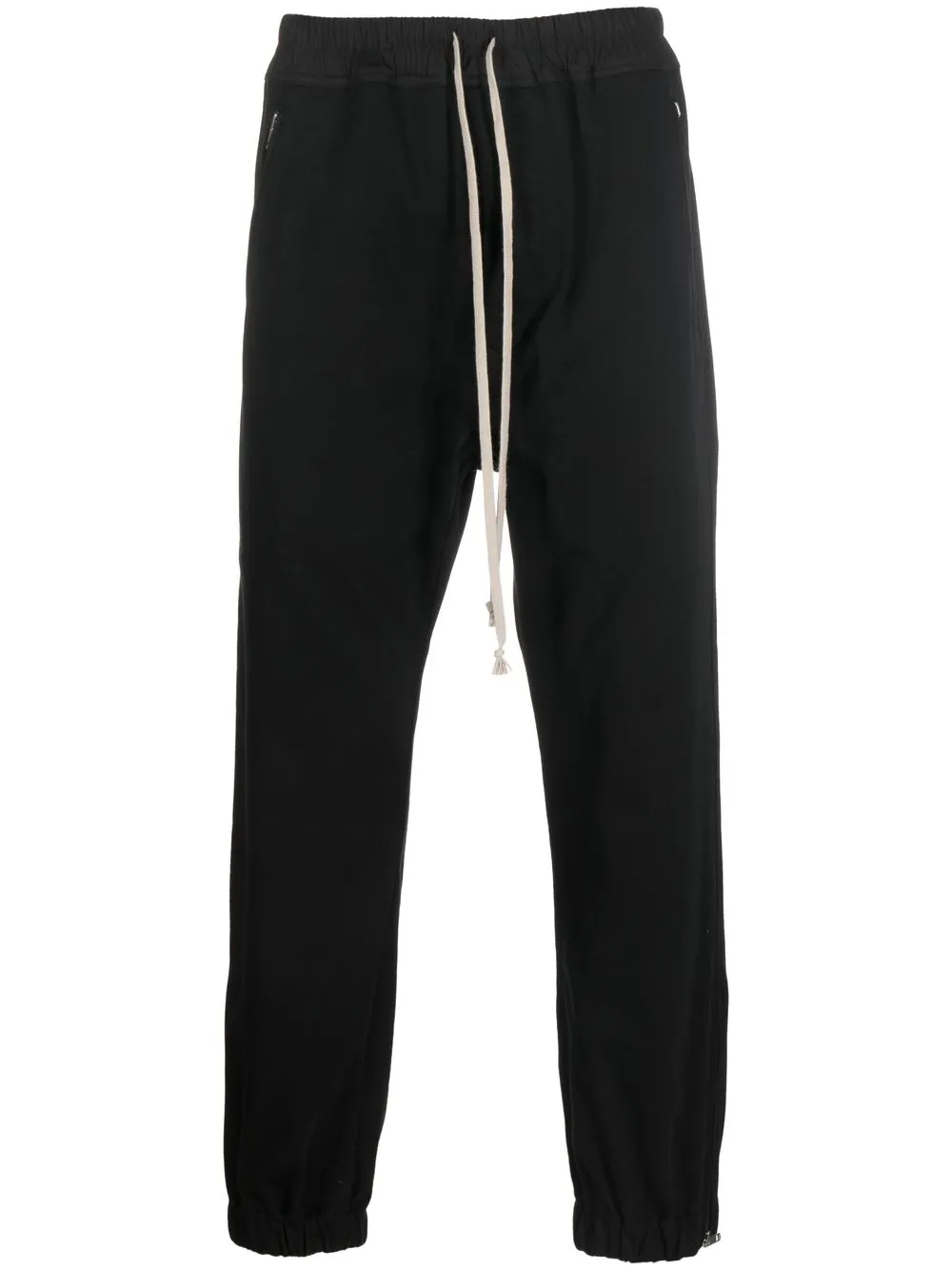 

Rick Owens cropped knitted track pants - Black