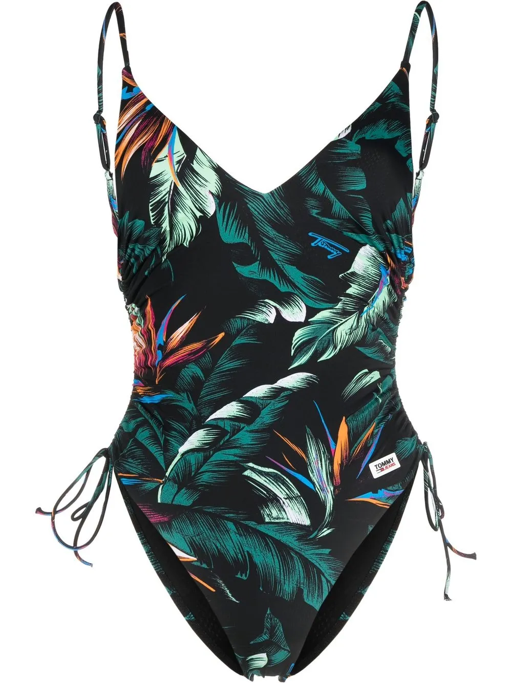 

Tommy Jeans traje de baño con estampado tropical - Verde