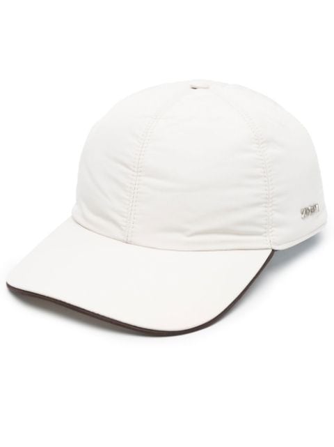 Zegna gorra con placa del logo