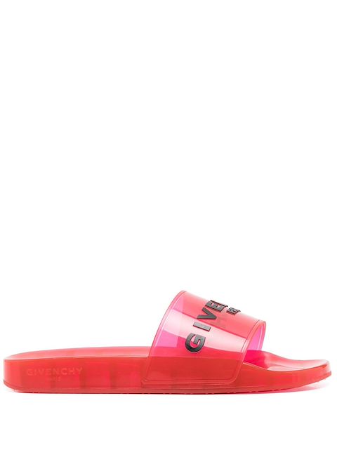 Givenchy logo-print slides