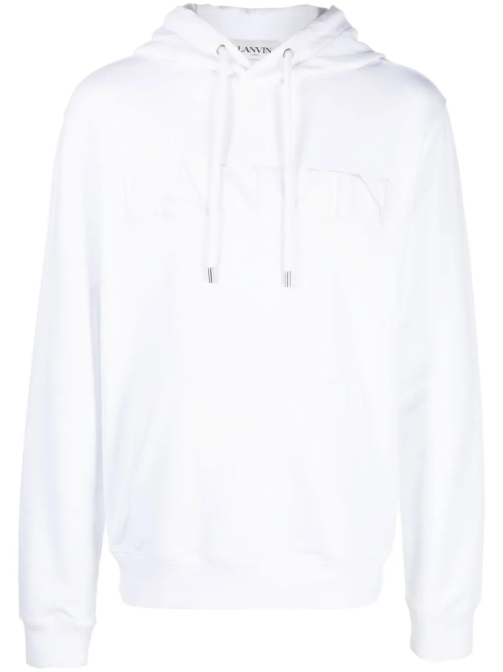 

Lanvin hoodie con logo bordado - Blanco