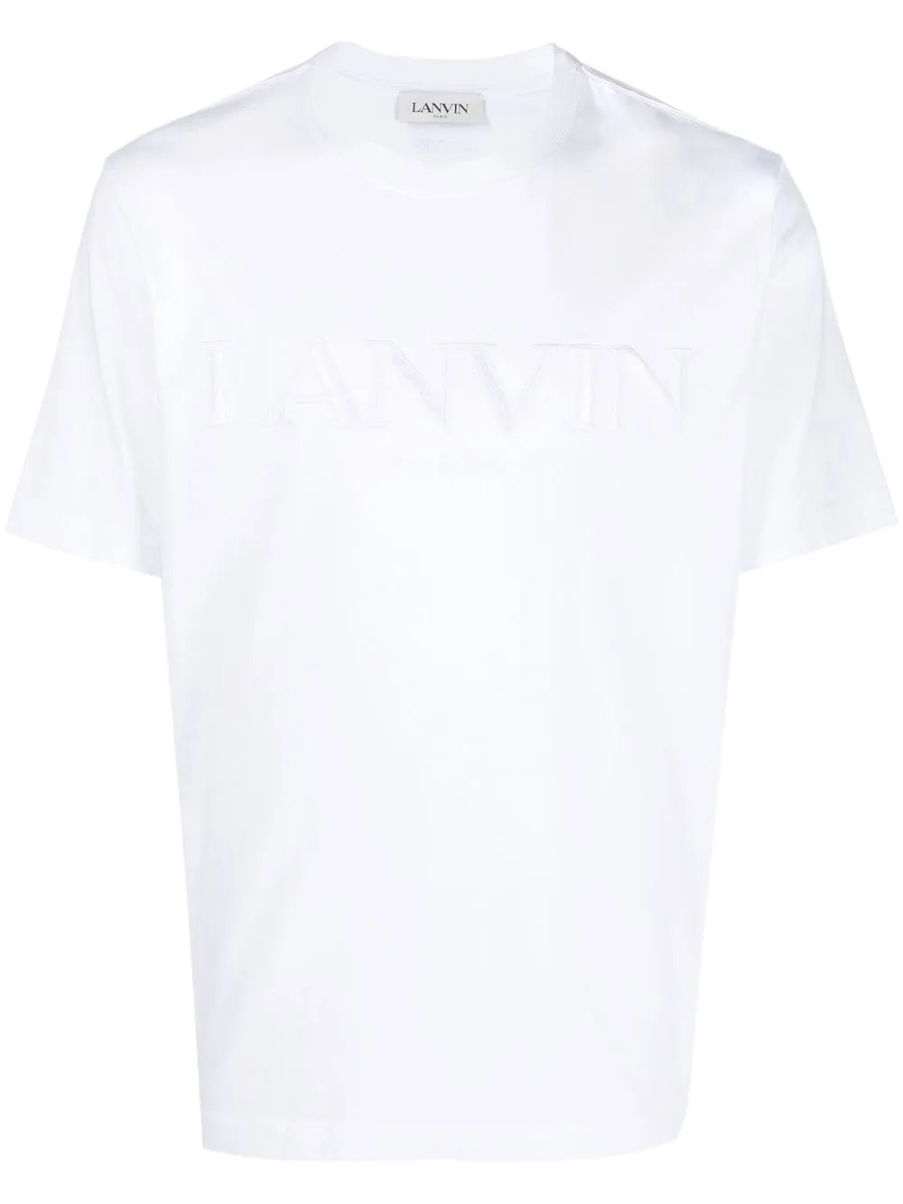 

Lanvin logo-embroidered cotton T-shirt - White