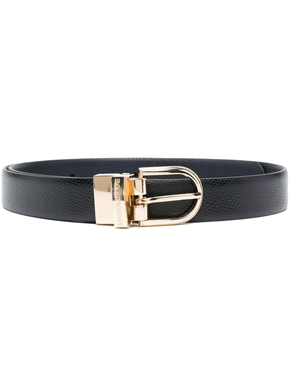 Emporio Armani Belt in Grained Leather