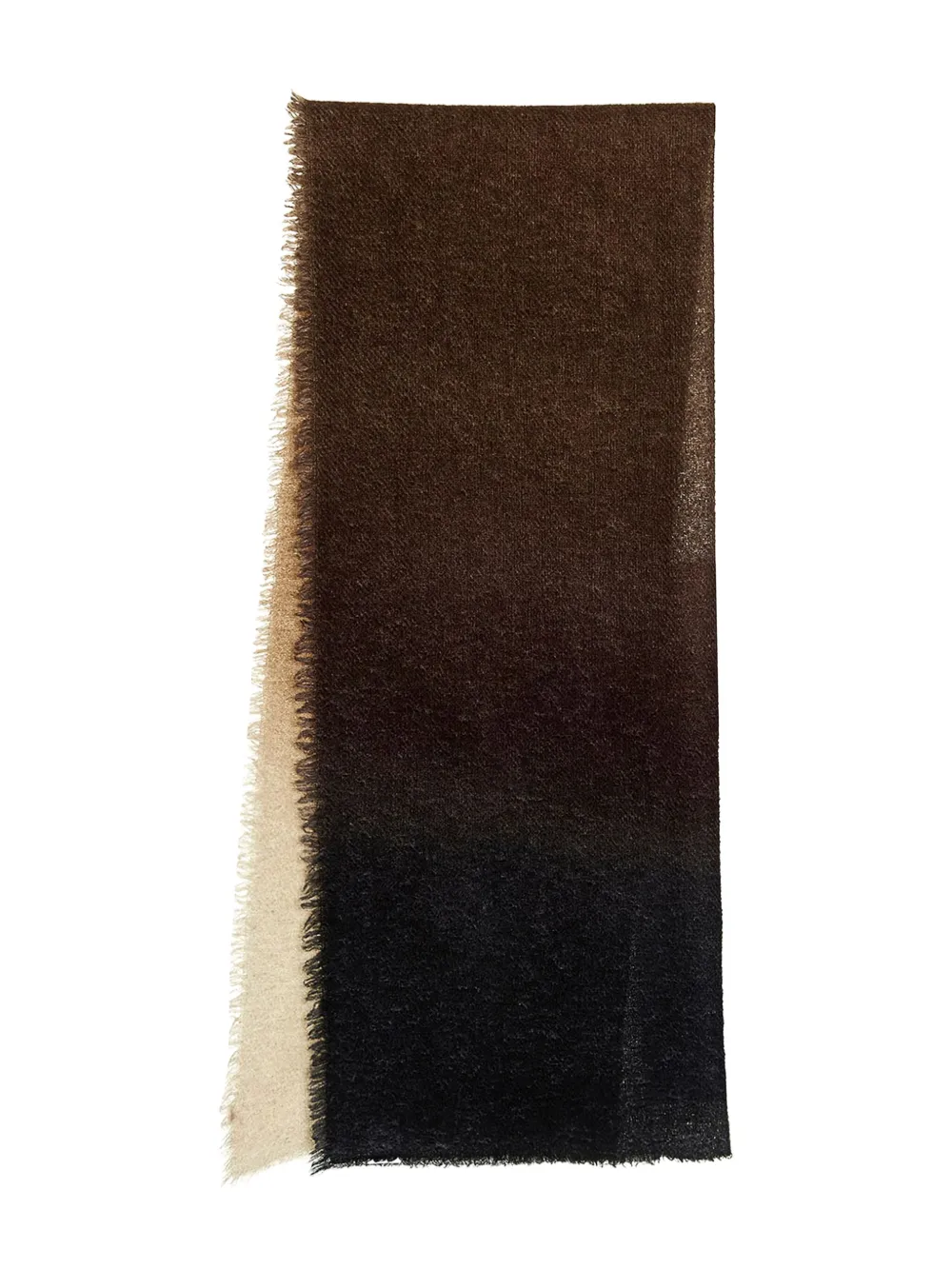 Faliero Sarti Sciarpa in cashmere sfumato - Marrone