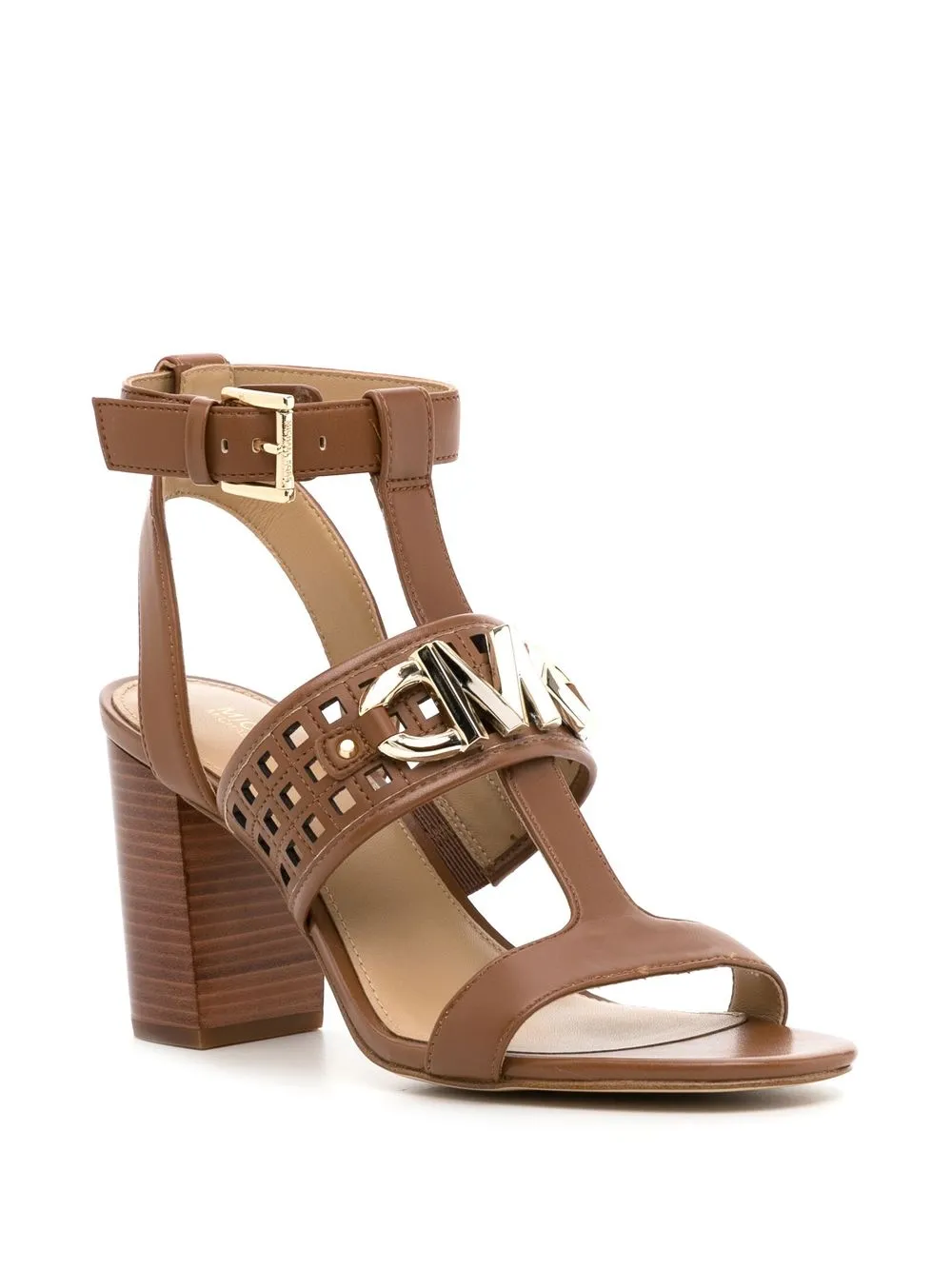 Michael Kors Izzy sandalen met hak - Bruin