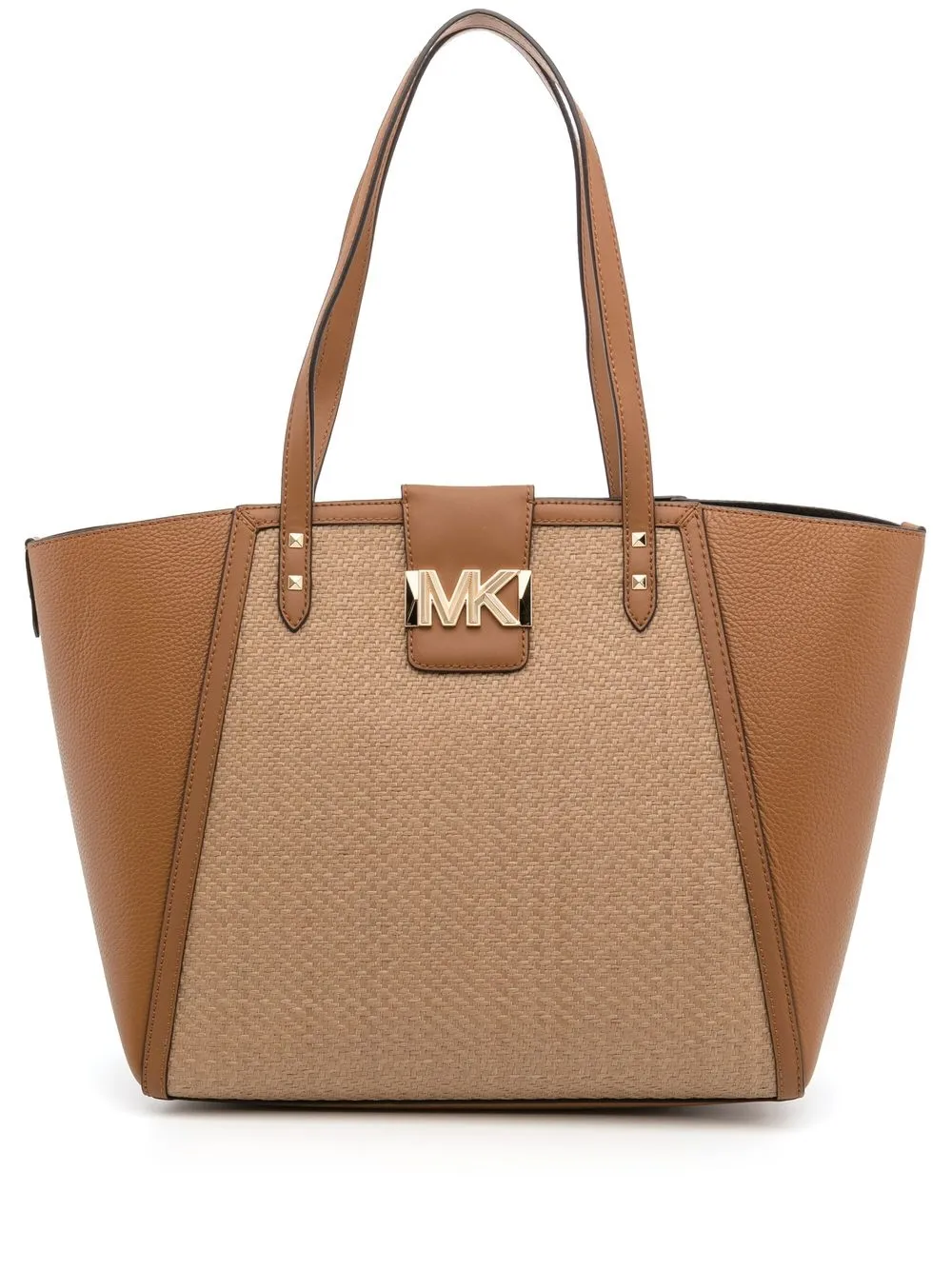 

Michael Michael Kors Karlie logo-plaque tote bag - Brown