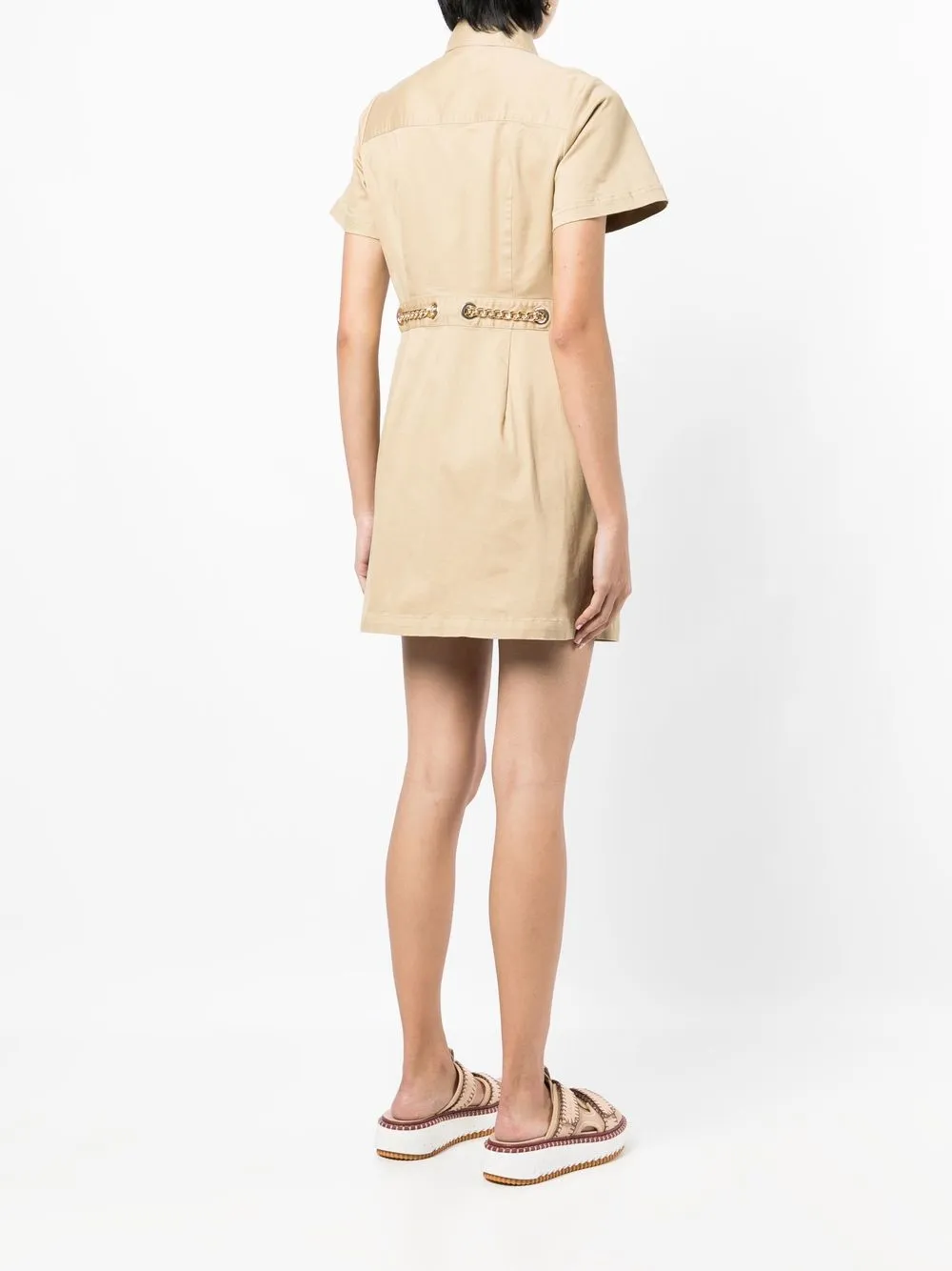Michael Kors chainbelt Shirt Dress Farfetch