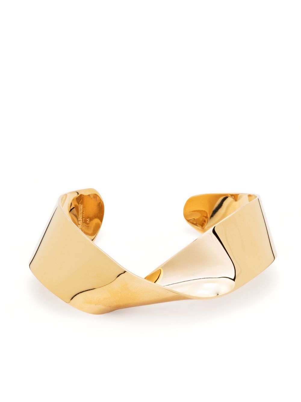 

Jil Sander brazalete con diseño retorcido - Dorado