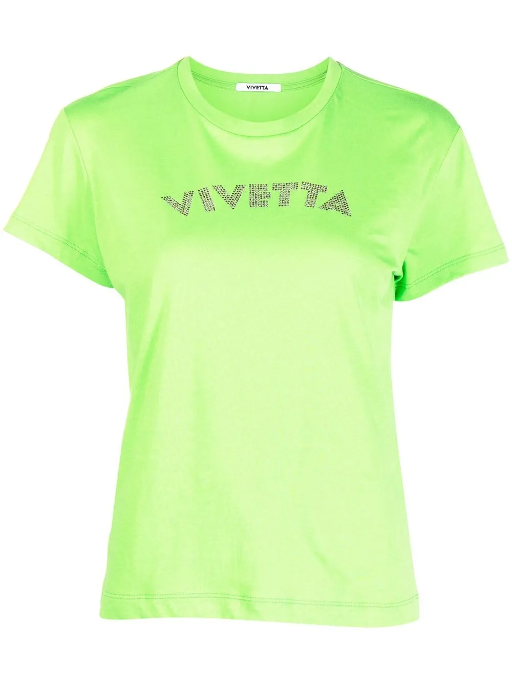 

Vivetta gem-logo short-sleeved T-shirt - Green